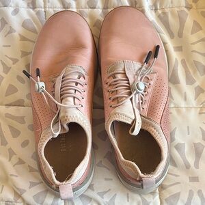 Pink Lace-Up Sneakers